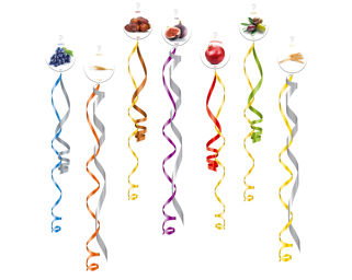 Sukkah Swirl Decorations