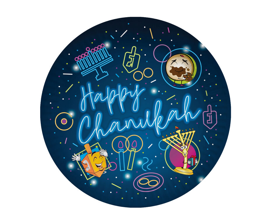 Chanukah Paper Plate