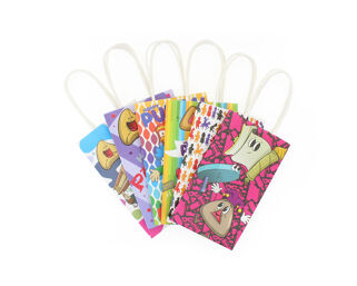 Pack of 6 Mini Paper Treat Bags