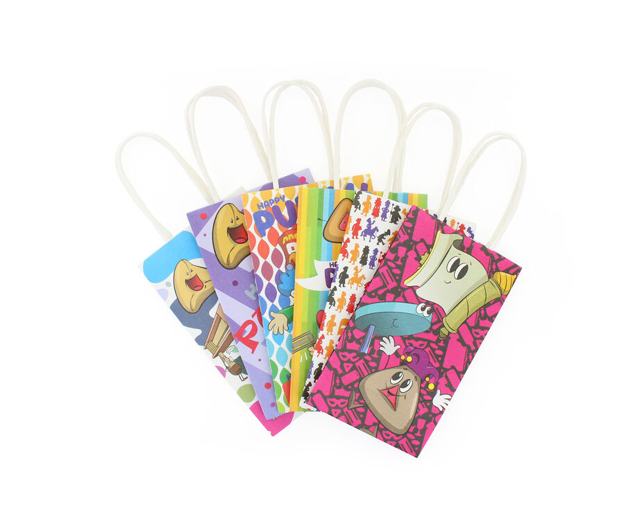 Pack of 6 Mini Paper Treat Bags