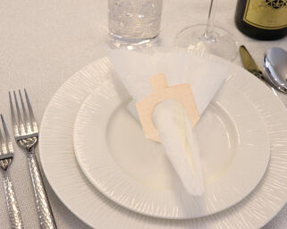 Dreidel Napkin Ring