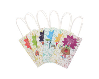 Pack of 6 Mini Paper Treat Bags