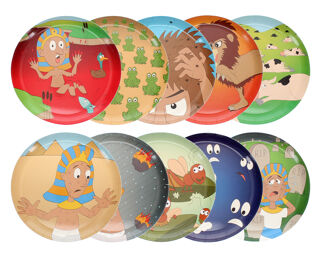 Passover Paper Plate