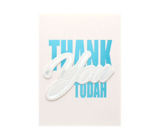 Thank You Card - Hand Made