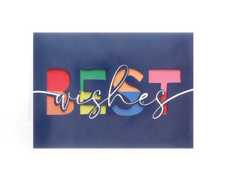 Best Wishes Card - Hand Made
