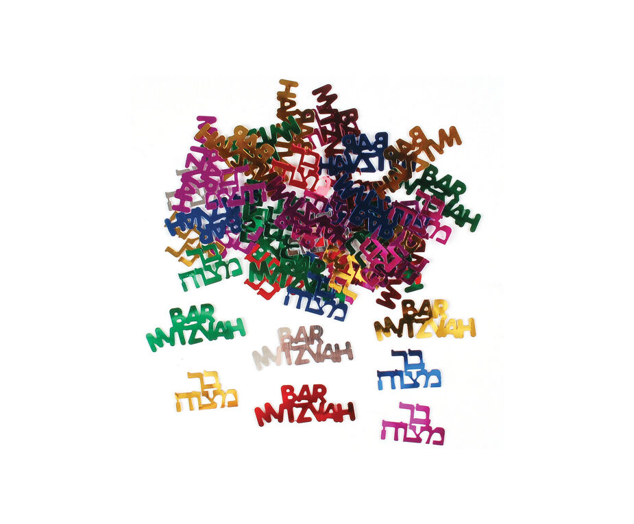 Bar Mitzvah Multi Coloured Confetti