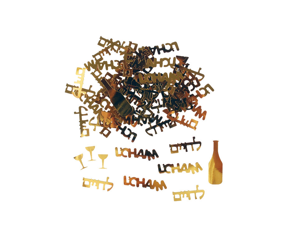 L`Chaim Gold Confetti