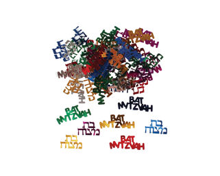 Bat Mitzvah Multi Coloured Confetti
