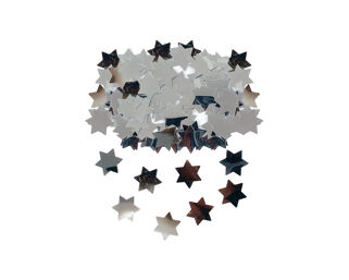 Star of David Silver Confetti