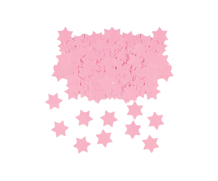 Star of David Baby Pink Confett