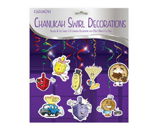 Chanukah Swirl Decorations