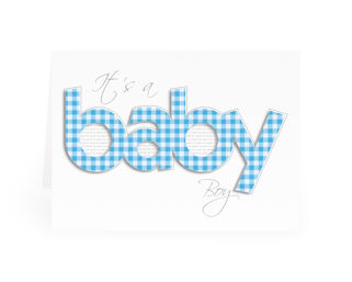 Baby Boy Card - Hand Made