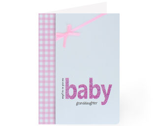 Baby Granddaughter Card - Hand Made