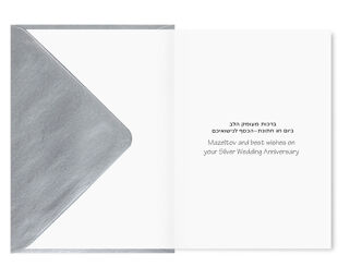 Silver Anniversary Card
