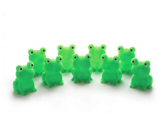 Squeaky Frogs (Pack of 9)