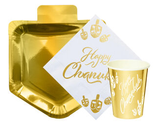 Chanukah Paper Plate