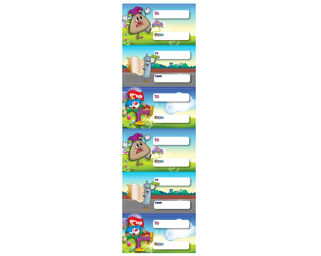 Purim Sticker Labels
