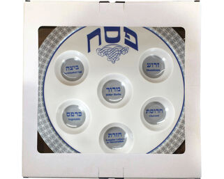 Melamine Seder Plate