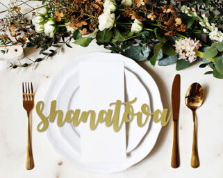 Rosh Hashanah Place Setting Words