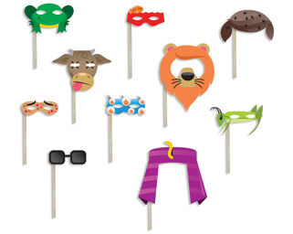 10 Plagues Photo Booth Props