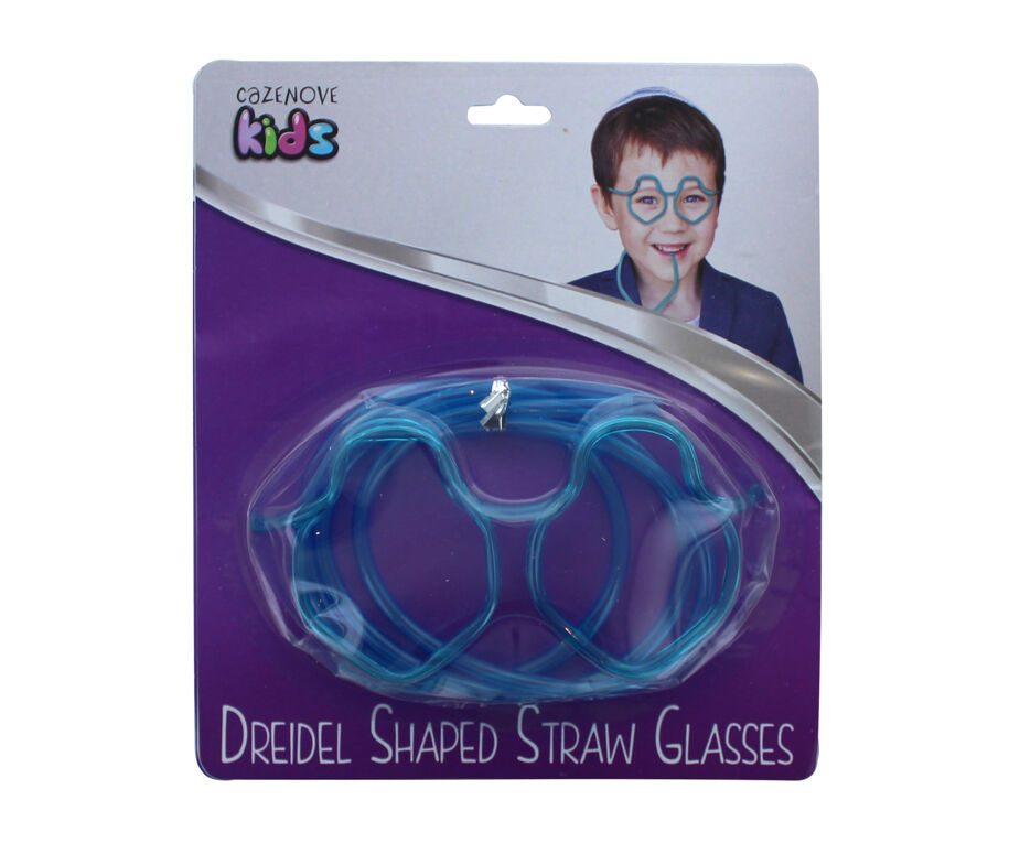 Dreidel Shaped Glasses Straw