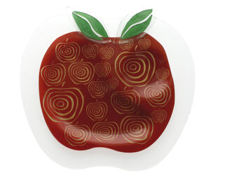 Apple Glass Plate