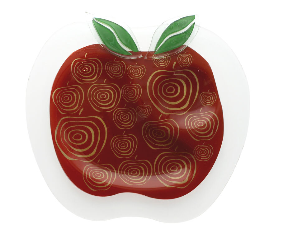 Apple Glass Plate