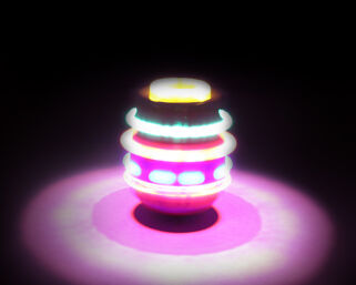 LSD-1001 Light Up Spinning Dreidel