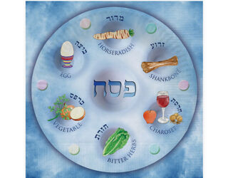 Passover Paper Plate, Cups, Napkins and Place Cards