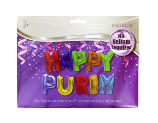 Happy Purim Balloon Bunting