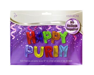 Happy Purim Balloon Bunting