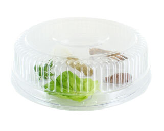 Disposable Deli Lid For Clear Seder Plate